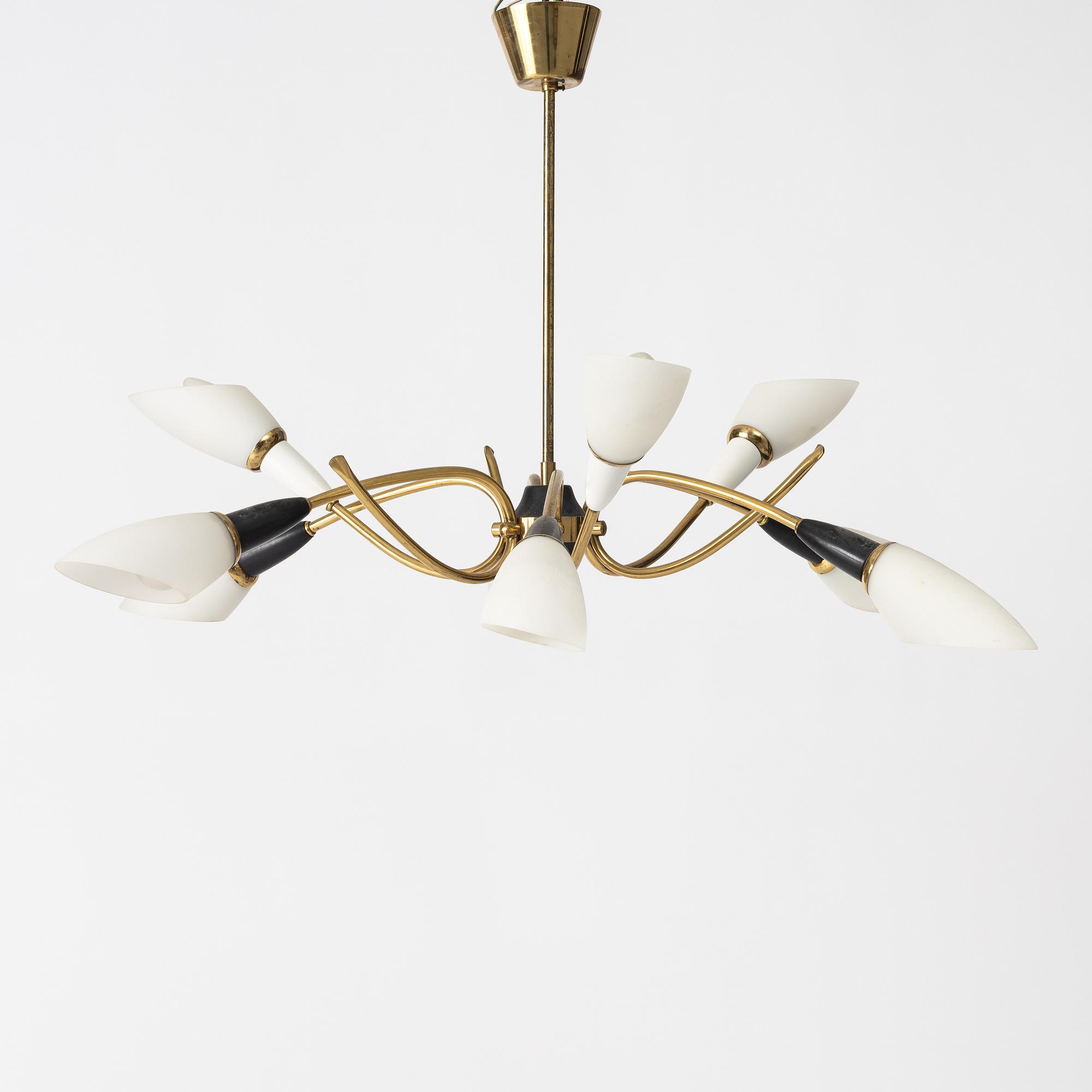 A ceiling lamp, Sweden, 1950's.