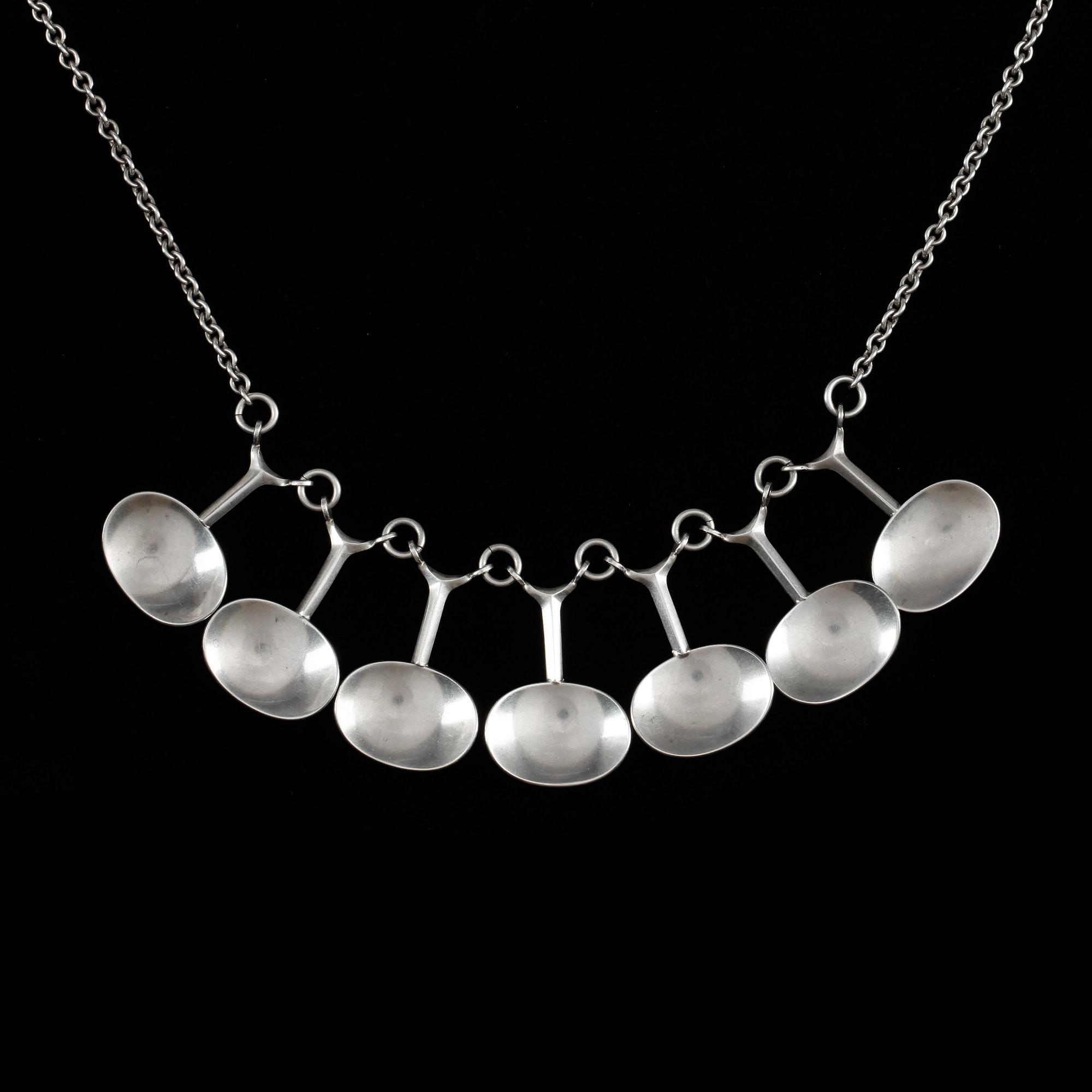 HALSBAND, silver, Flavia, Stockholm 1956. Vikt ca 33 gram.