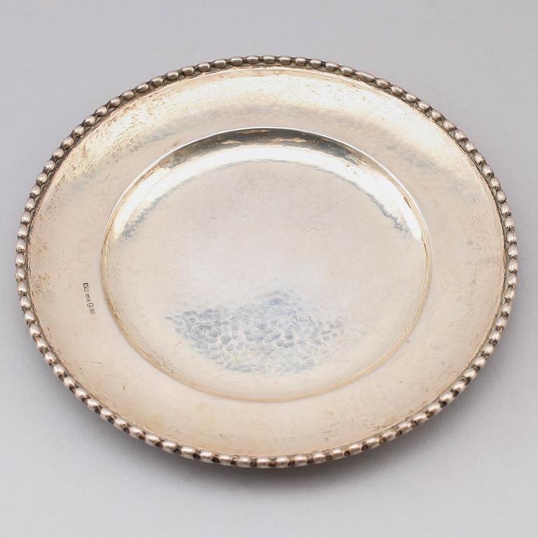 SKÅL OCH FAT, silver, 1929. Total vikt ca 375 g.