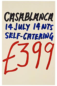 141. Jonathan Monk, "Casablanca. No 1672".