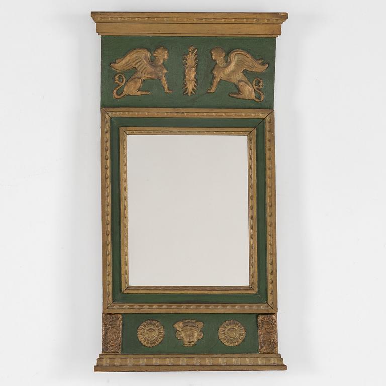 An empire mirror, first half of the 19th century.