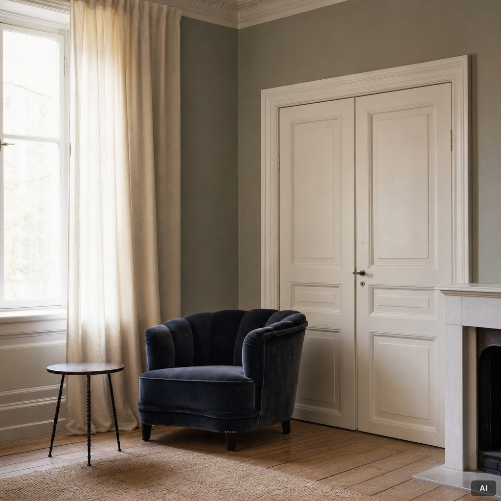 An armchair, Swedish Modern, 1940s/50s.