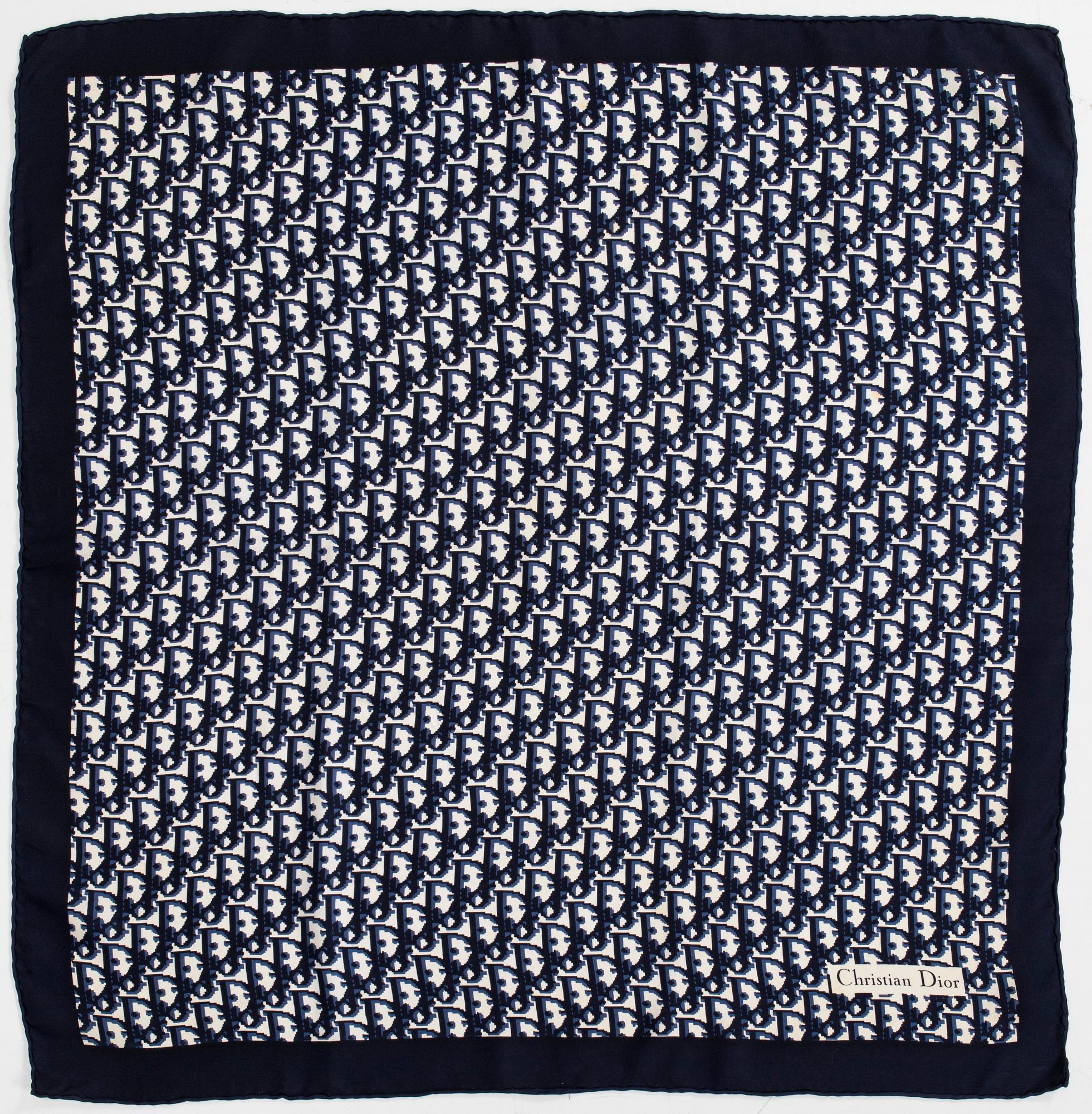 Christian Dior, A silk scarf.