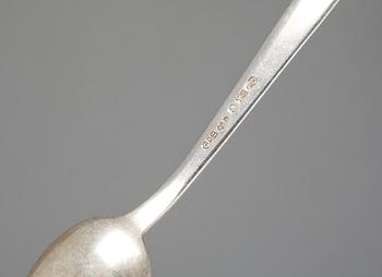 PARTI SILVER, 19 delar, bl a GAB, Stockholm, 1900-tal, vikt 319 gram.