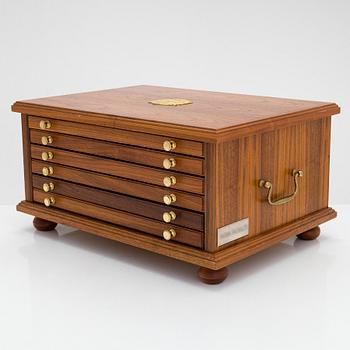 Medaljsamling, 60 st, sterlingsilver, "Sverige och dess regenter", Mynthuset, Sporrong, 1970-tal.