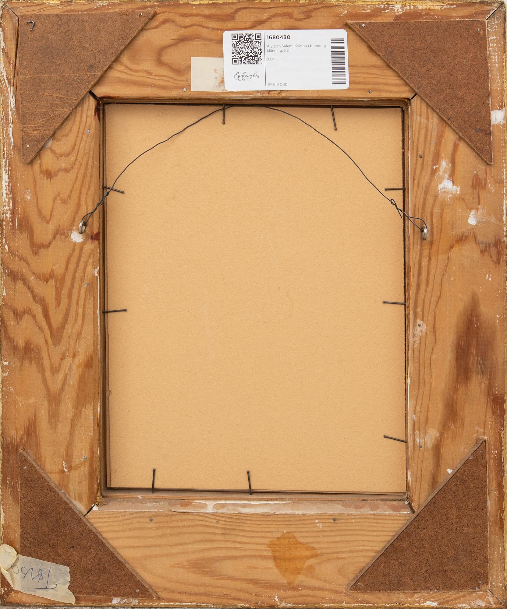 Aly Ben Salem, Woman in a floral dress.