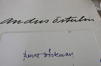 PARTI GRAFIK,10 delar. Div konstnärer.