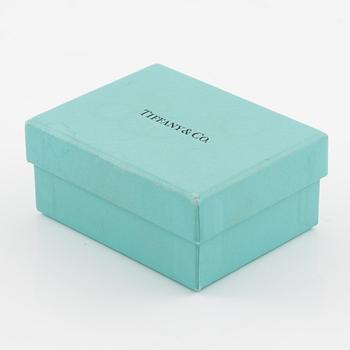 Tiffany & Co ett par örhängen platina med runda briljantslipade diamanter.