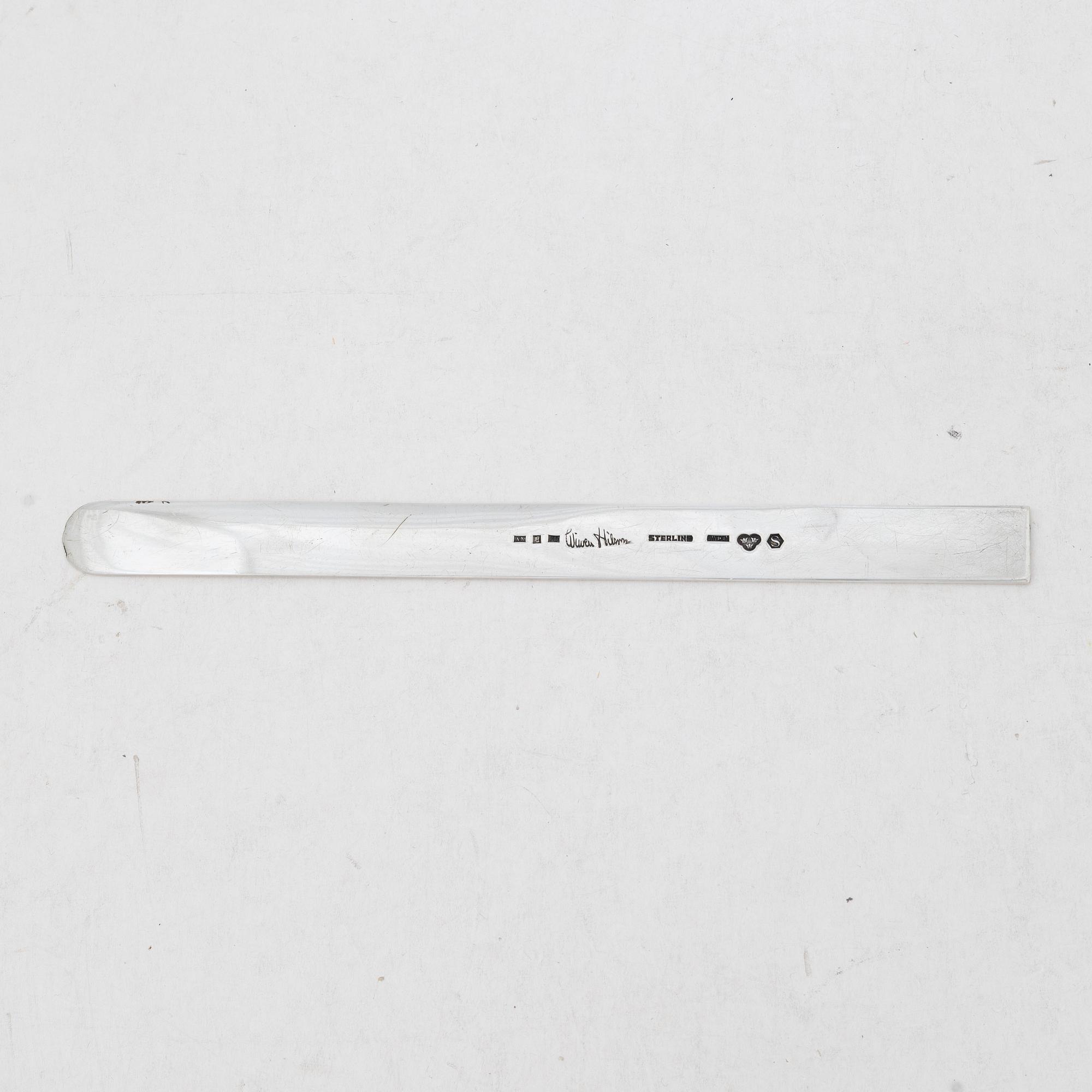 Wiwen Nilsson, Letter opener, sterling silver, Anders Nilsson, Lund 1963.