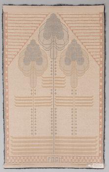 ILMA HIRN, RYIJY-RUG, "Jugend", Wetterhoff, Finland  1986. Ca 210x140 cm.