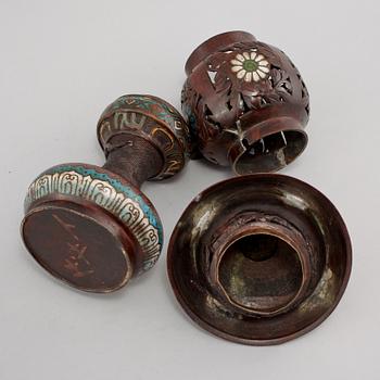 LYKTA, cloisonne, orientalisk, 1900-talets första del.