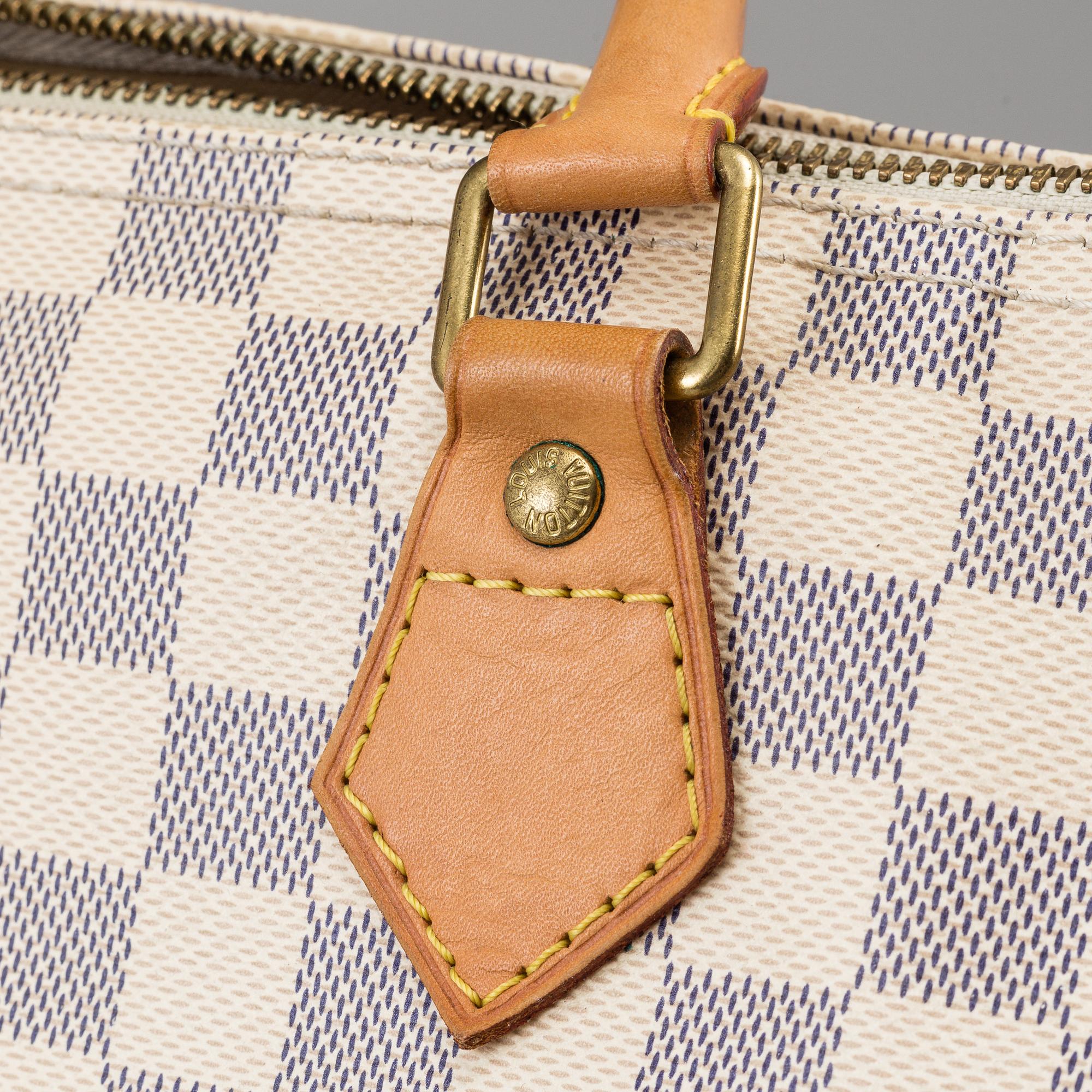 LOUIS VUITTON, a Damier azur 'Speedy 30' bag.