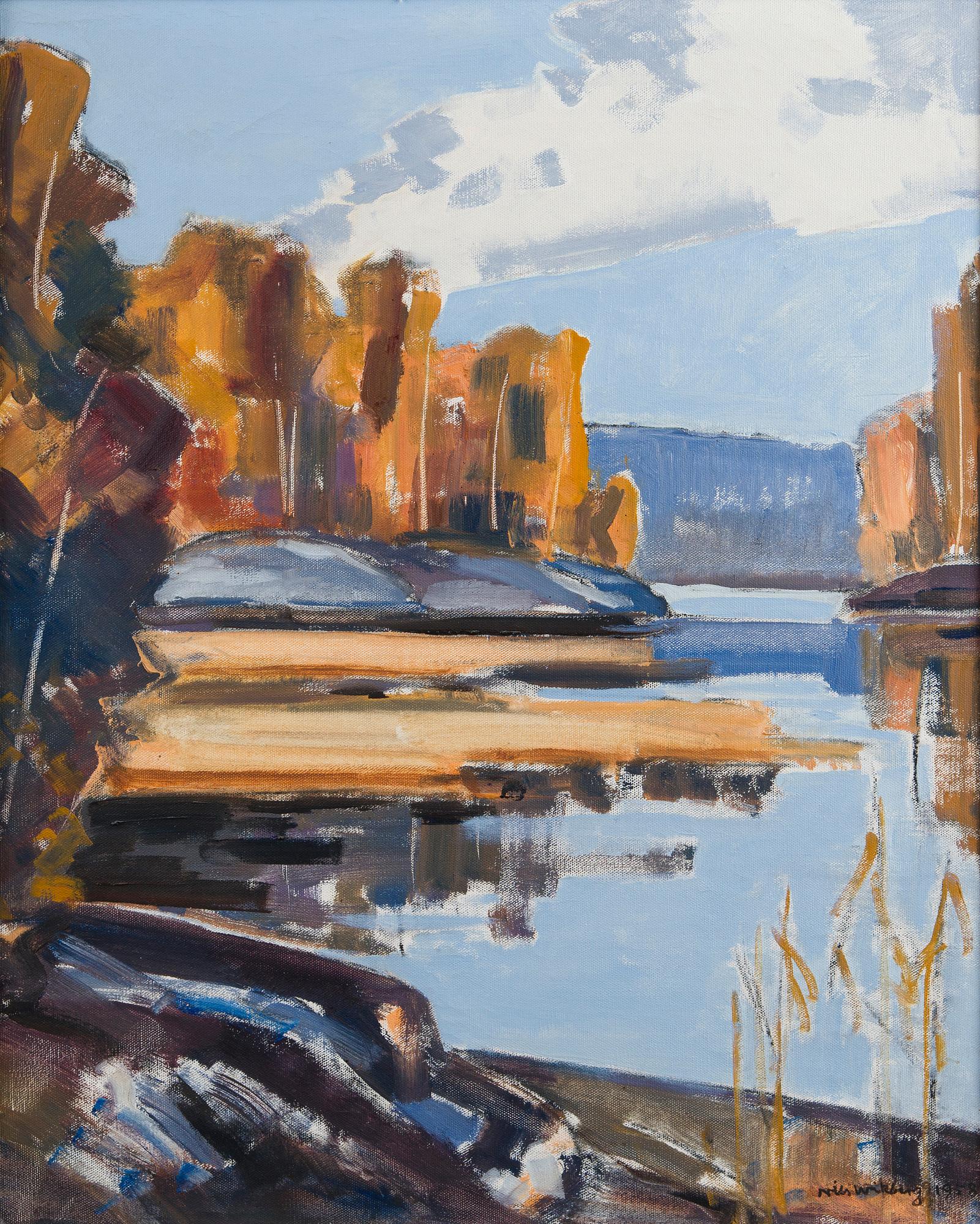 Nils Wikberg, Lake Landscape.