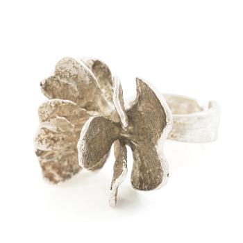 Theresia Hvorslev, ring, sterling silver, Mema, Lidköping, 1972.