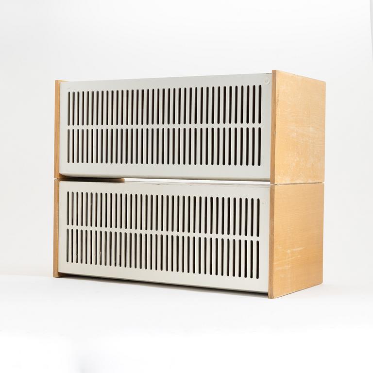 Dieter Rams, a pair of speakers, model 'L1', Braun, designed in 1960.