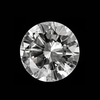 356. A brilliant cut diamond, loose. Weight 0.56 cts.