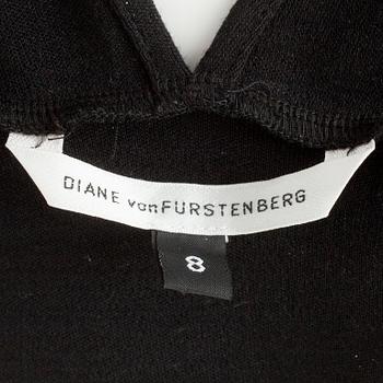 DIANE VON FURSTENBERG, a black wool dress.