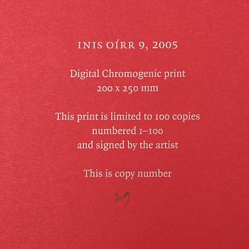 SEAN SCULLY, fotobok samt fotografi, C-Print, signerad och daterad -05, numrerad 29/100.