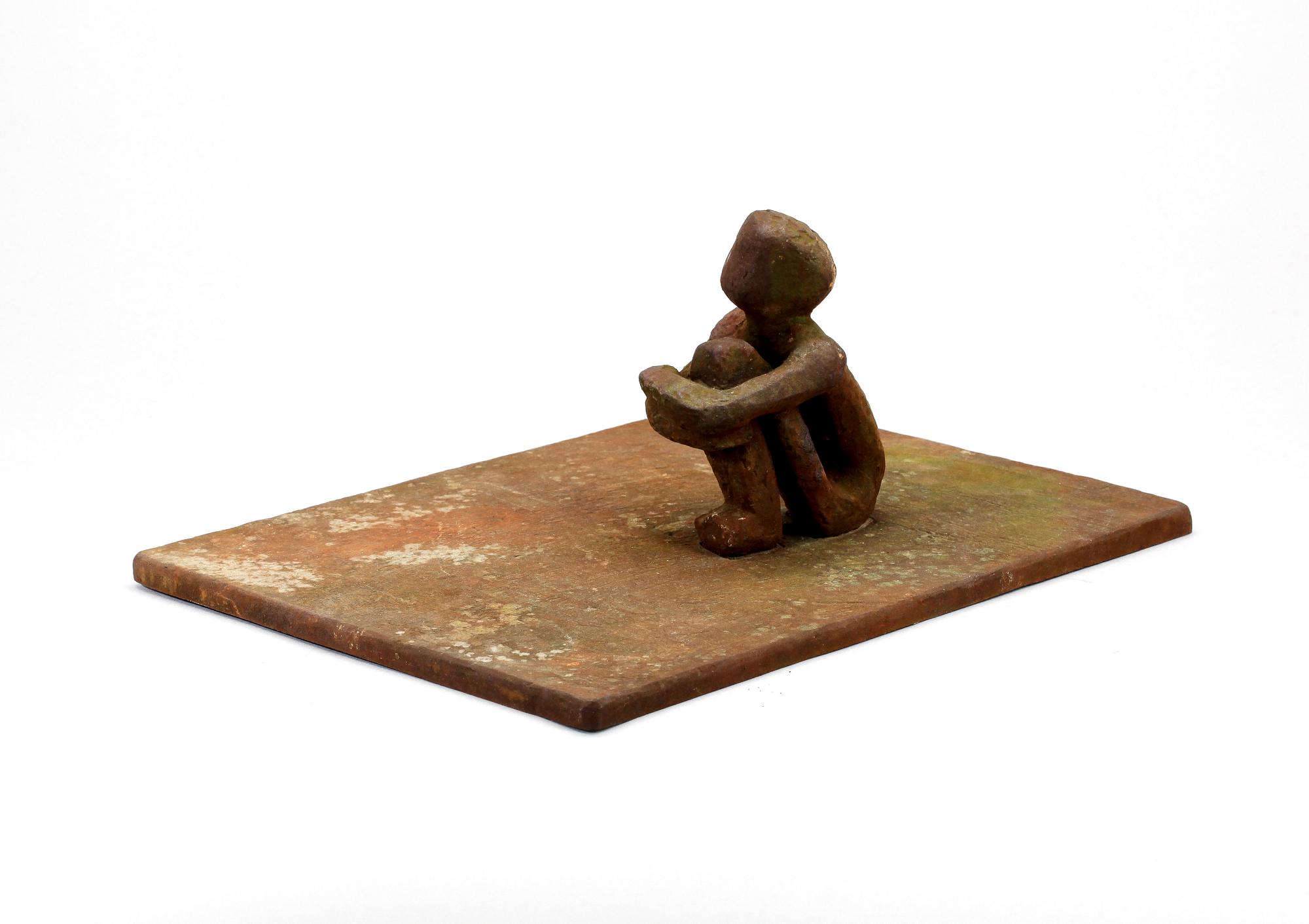 LISS ERIKSSON, skulptur, gjutjärn, sign. 1954.