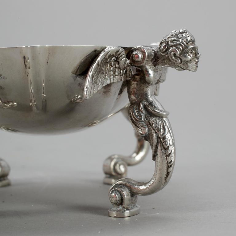 SKÅL, silver, troligen Lodi, Italien, 1900-tal. Vikt ca 323g.