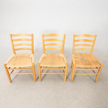 Kaare Klint, chairs, 6 +1 pcs, "The Church Chair", Denmark, second half of the 20th century.