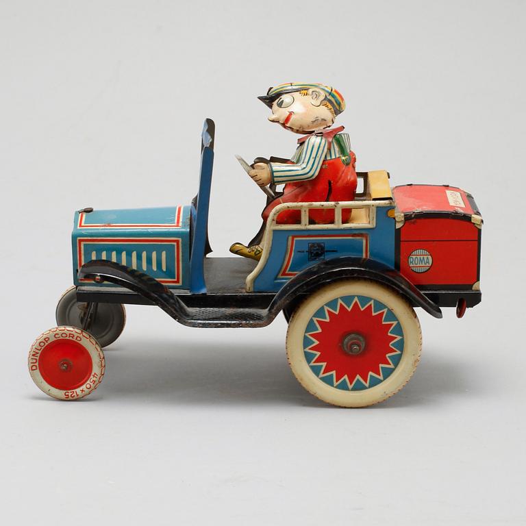 A toy car by EssDee, Germany, first half of the 20th century.