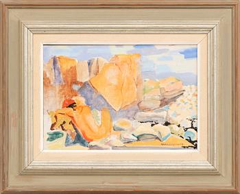 Axel Olson, "The Bathing Cliff".