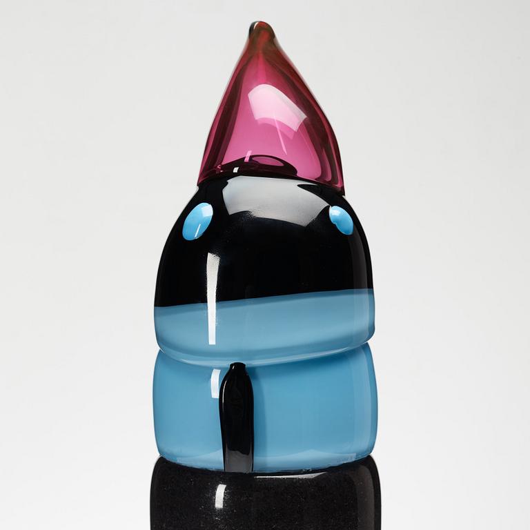 Erik Höglund, a glass and diabase sculpture, Strömbergshyttan Glassworks, Sweden 1990.