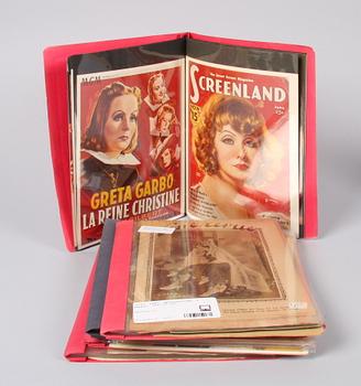 PARTI OMSLAGSBILDER, 5 mappar, 1940-60-tal.