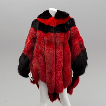 FUR COAT/PONCHO.