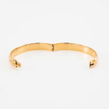 Bracelet 18K gold, likely Vicenza Italy.