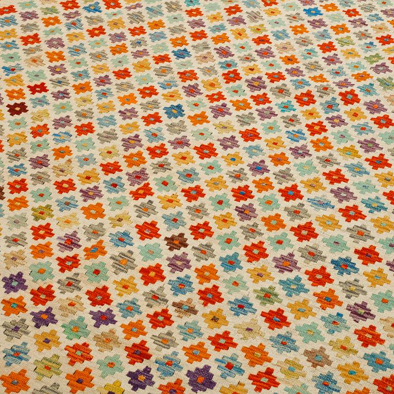 A carpet, kilim, ca 238 x 174 cm.