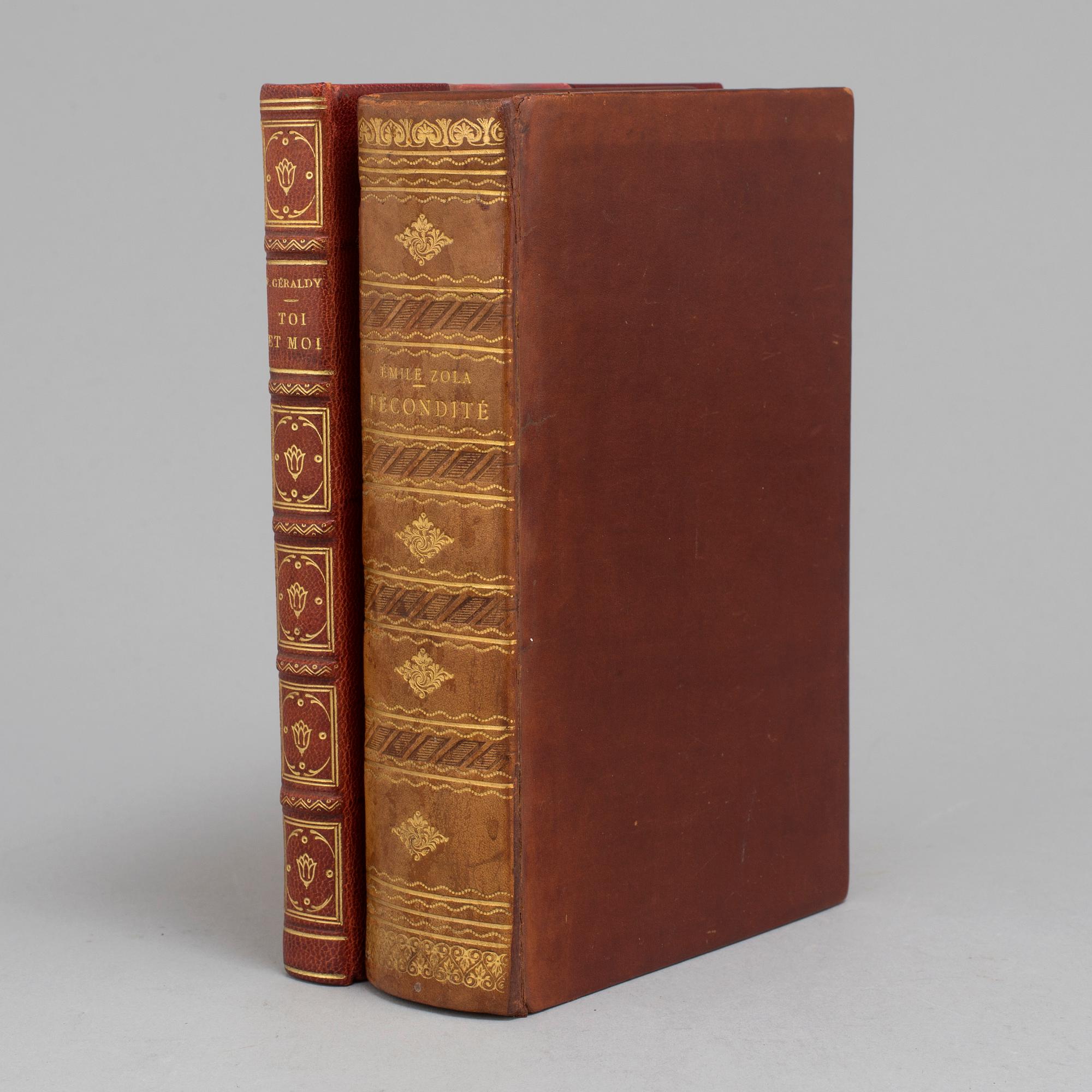 BOOK, Inscribed by Zola.