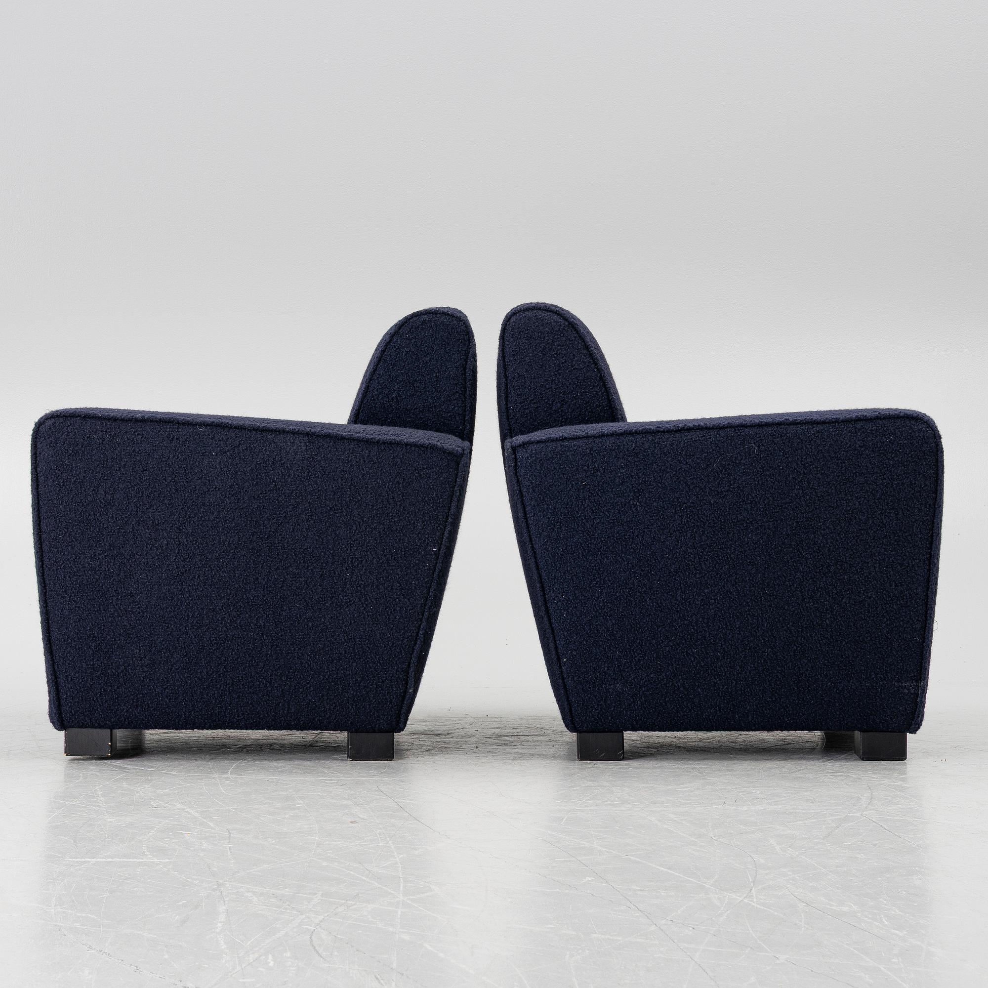 Fredrik Carlström, a pair of "Josefina" armchairs, Austere.