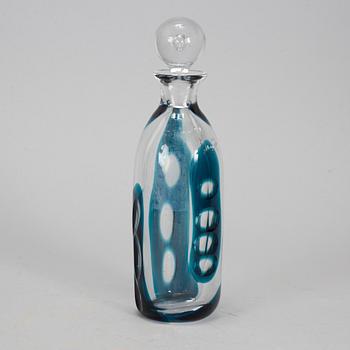 VICKE LINDSTRAND,  glass decanter, Kosta.