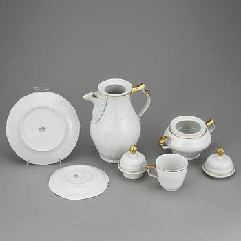 KAFFESERVIS, 25 delar, porslin, Rosenthal, Tyskland, 1900-talets första hälft.