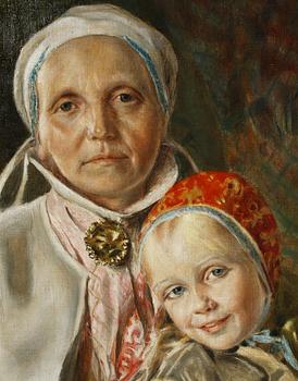 ANDERS ZORN, copy after, oil on canvas, 19th century-.