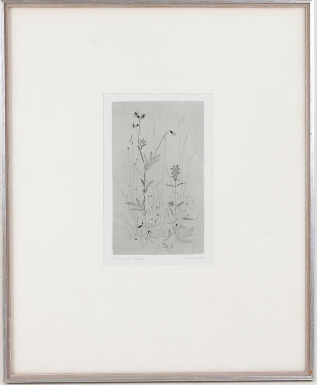 NORRMAN GUNNAR, torrnålsgravyr, nr. 4/15, sign och dat. 1961.