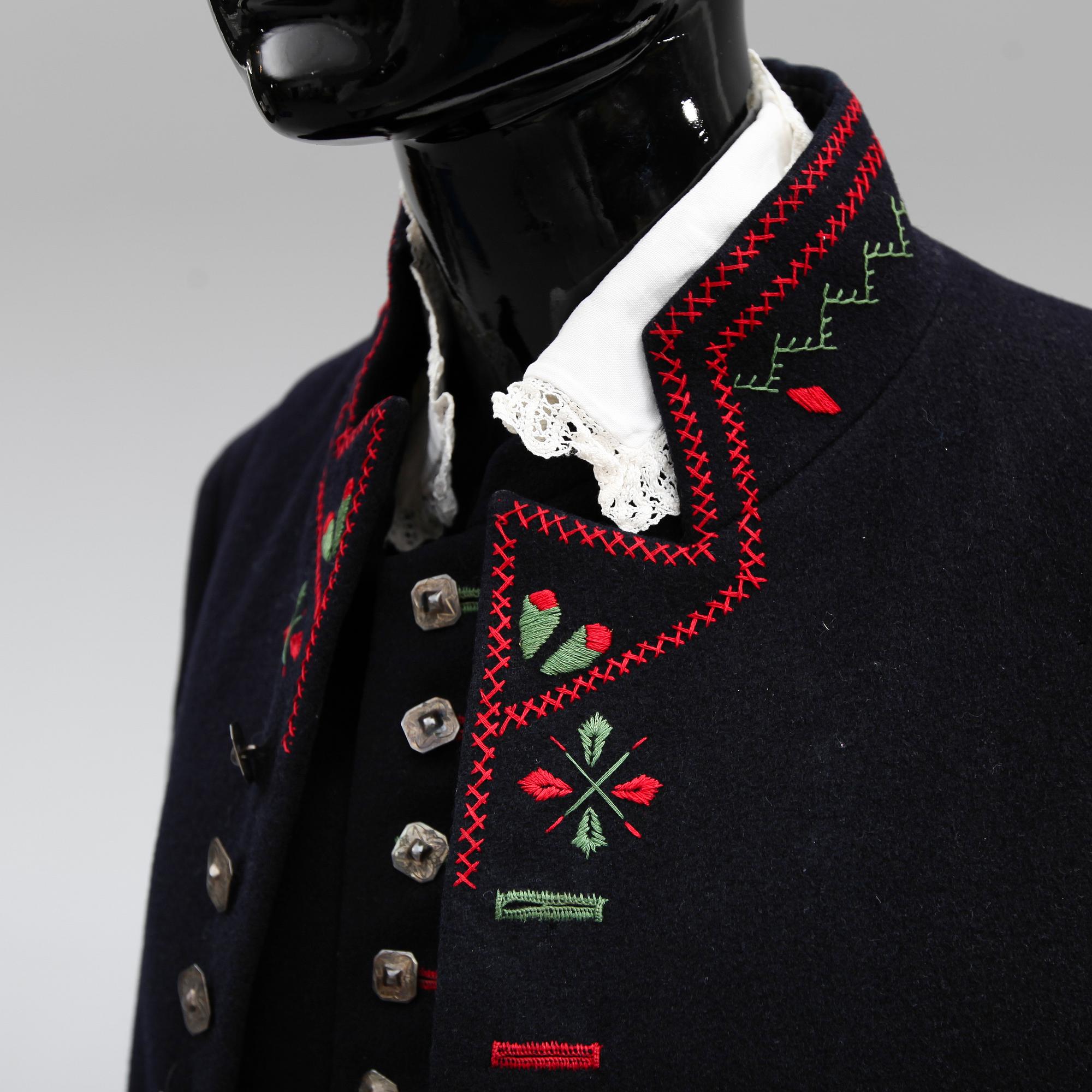 FOLKDRÄKT, sk festdräkt, Herrestads Härad, Skåne, 1920-tal.