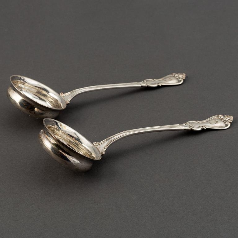 Christina Hammer, ströskedar, ett par, Stockholm 1849.