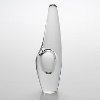 Timo Sarpaneva, lasiveistos, "Orkidea", signeerattu Timo Sarpaneva Iittala -58. Malli muotoiltu 1954.