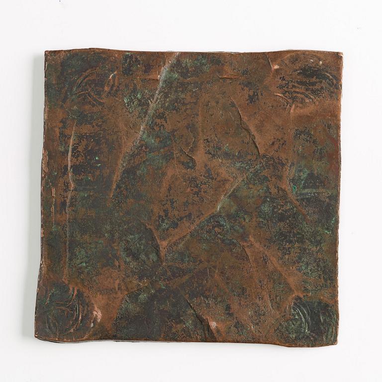 A Swedish copper plate, 2 Daler Silvermynt, Karl XII, 1717.