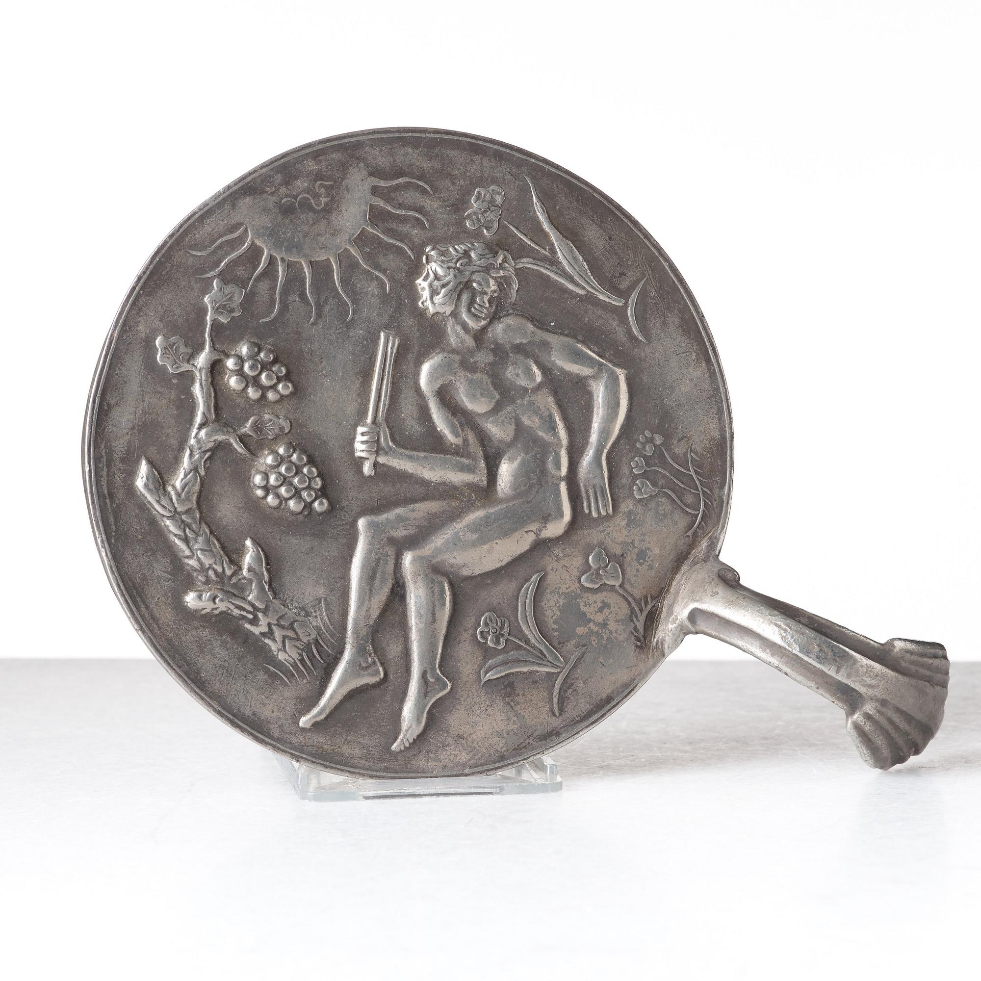 Nils Fougstedt, NILS FOUGSTEDT, a set of four pewter items, Svenskt Tenn, Sweden ca 1928.