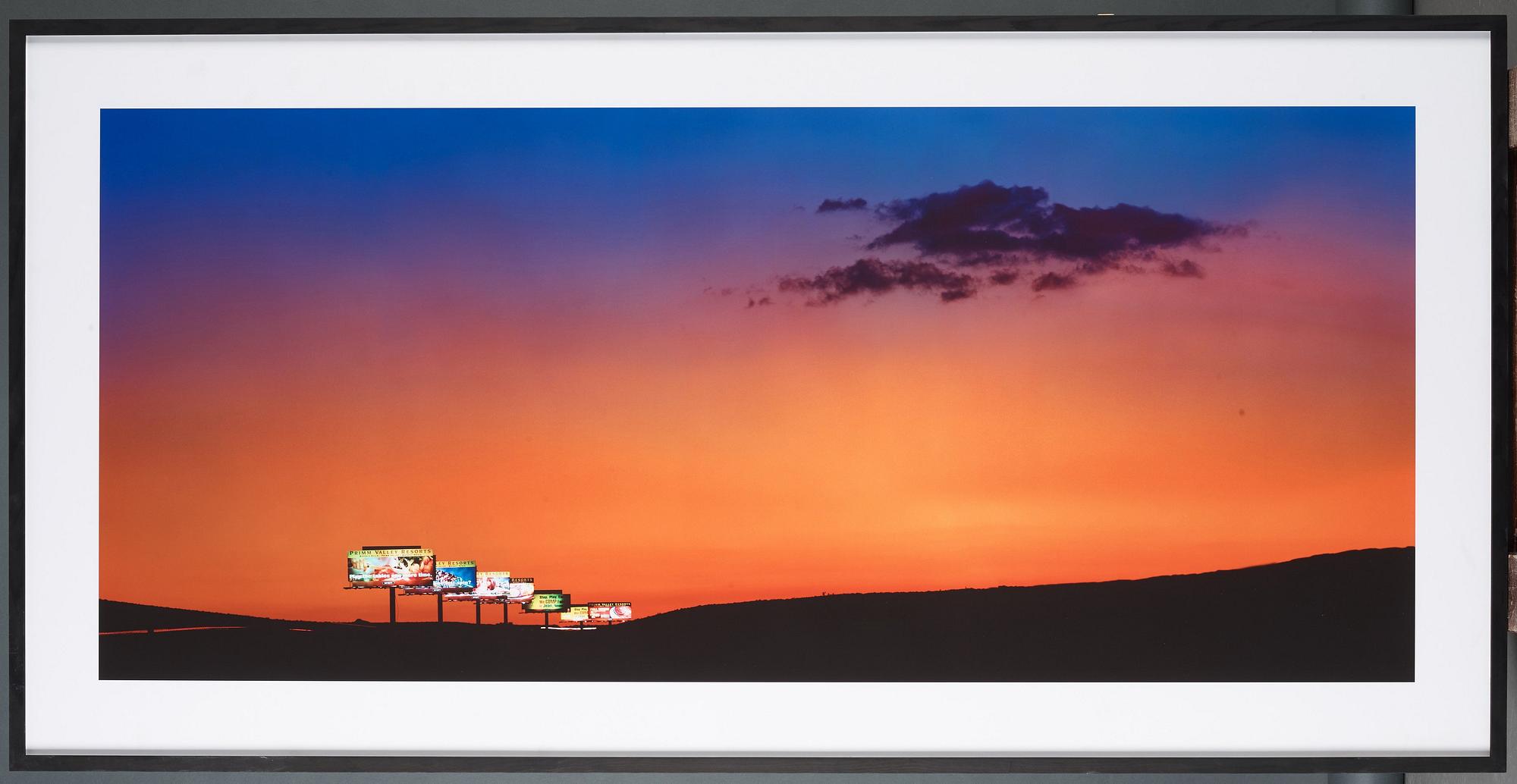 Albert Watson, "15 North, Exit 25, Las Vegas, 2001".