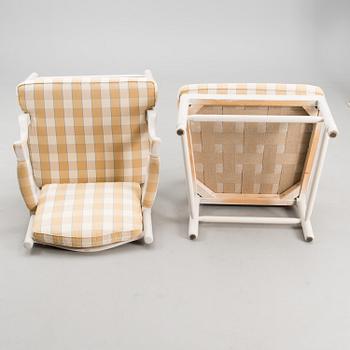 A pair of Gripholm-model armchairs from the second half of the 20th century.