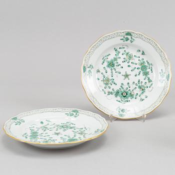 38 pieces, porcelain, Meissen, 1900's.