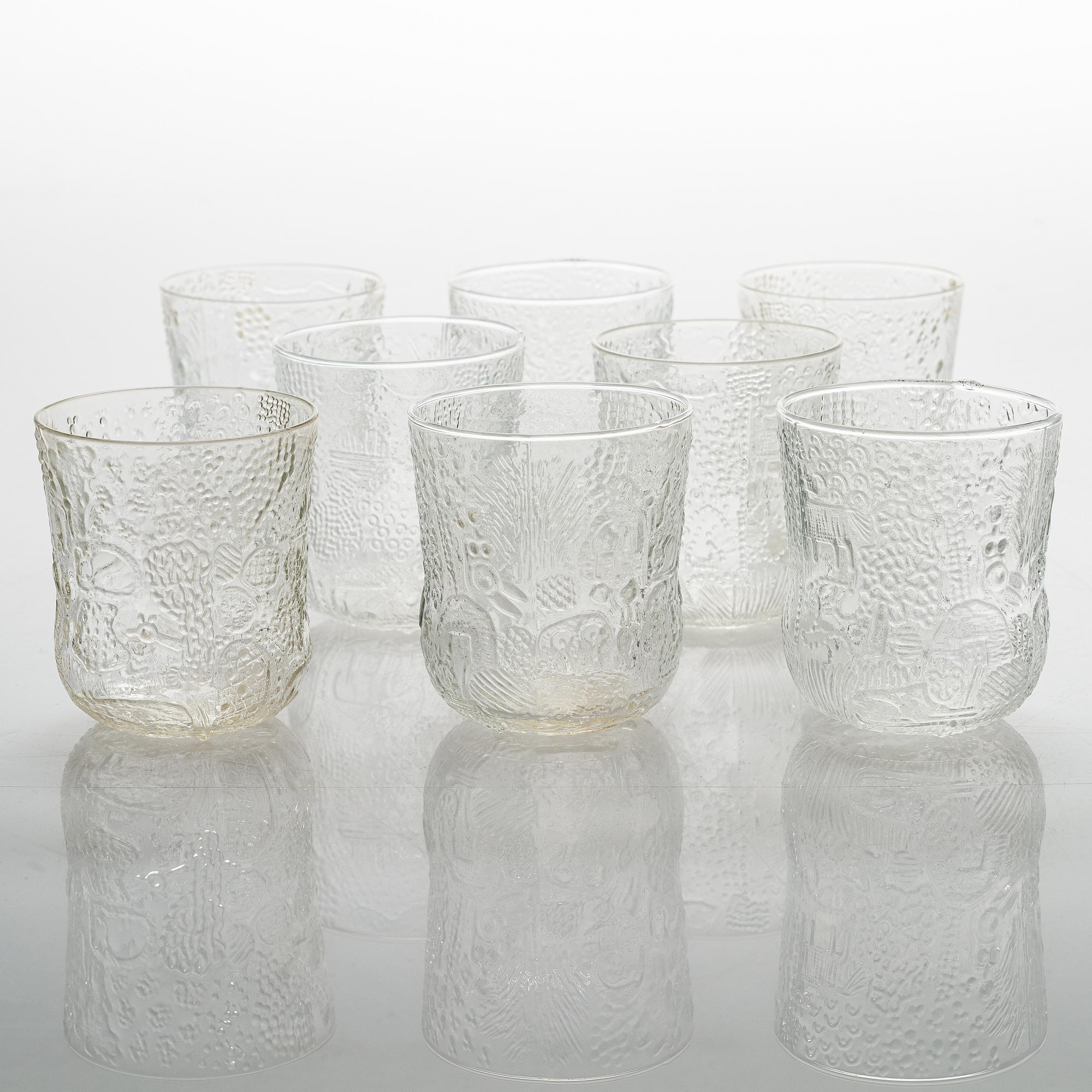 Oiva Toikka, 29 lasiston osia, "Fauna", Nuutajärvi Notsjö.