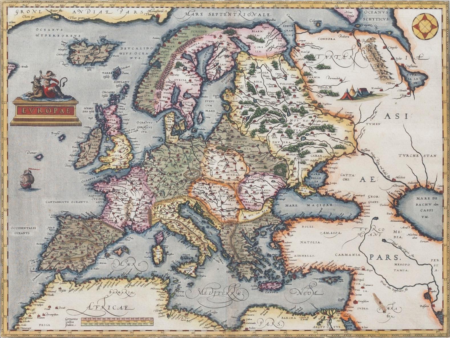 KARTA, Europa, 1700-tal.