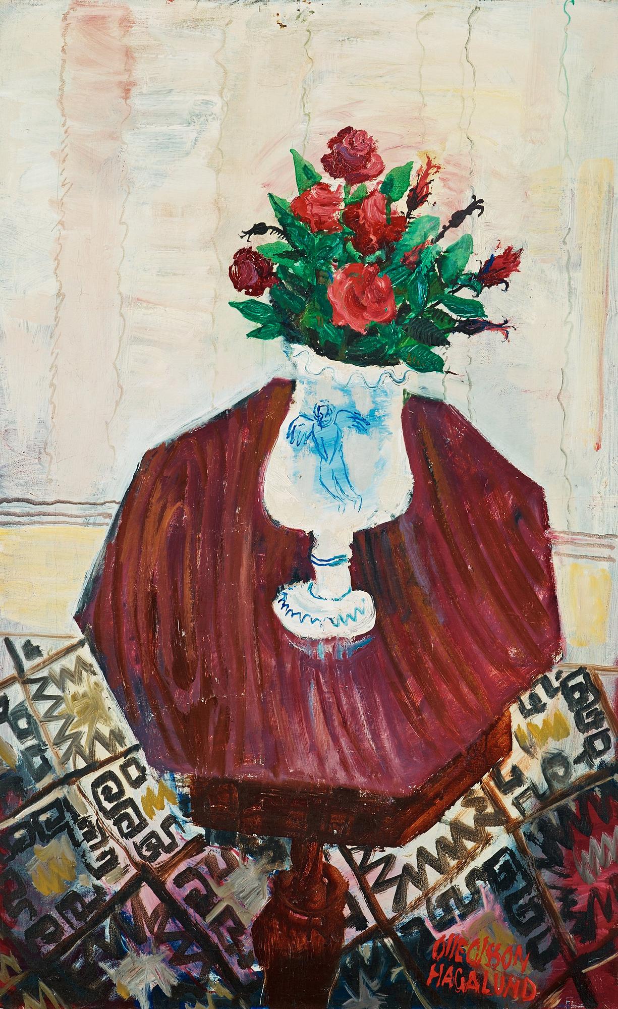 Olle Olsson-Hagalund, "Rosenbukett".