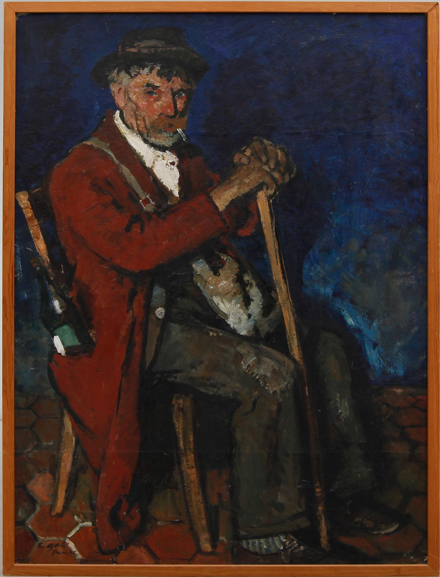 FRANCOISE GALL, olja på pannå, signerad och daterad 49.